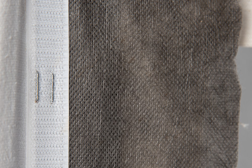 velco and grey textile